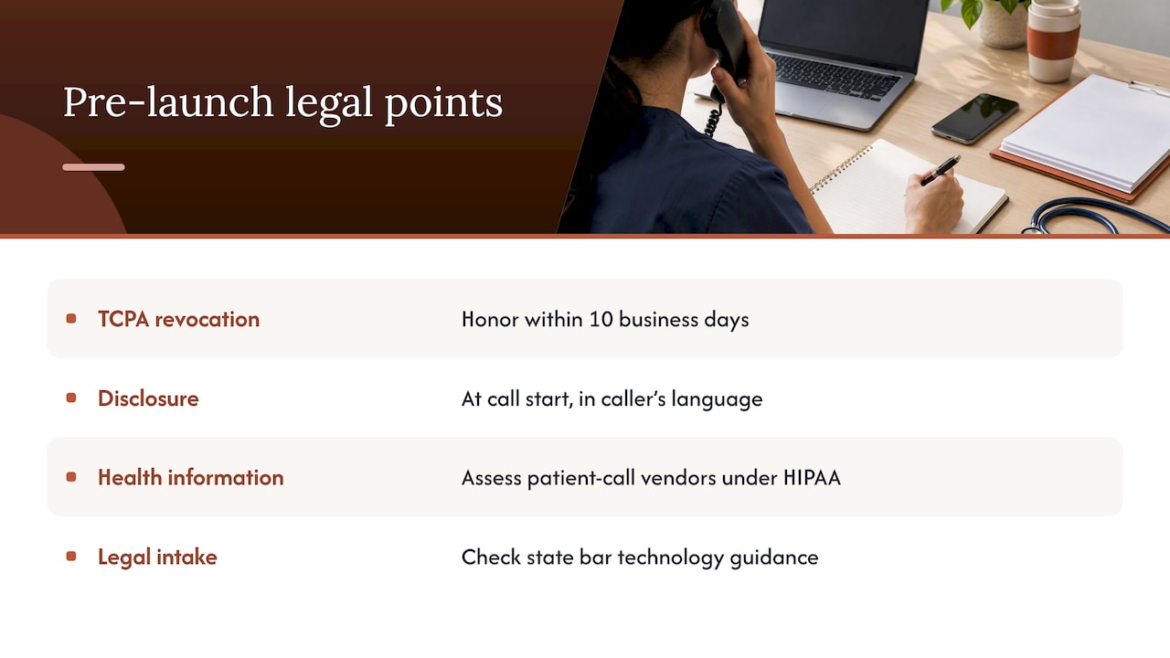 Puntos legales a resolver antes de arrancar — diagrama general