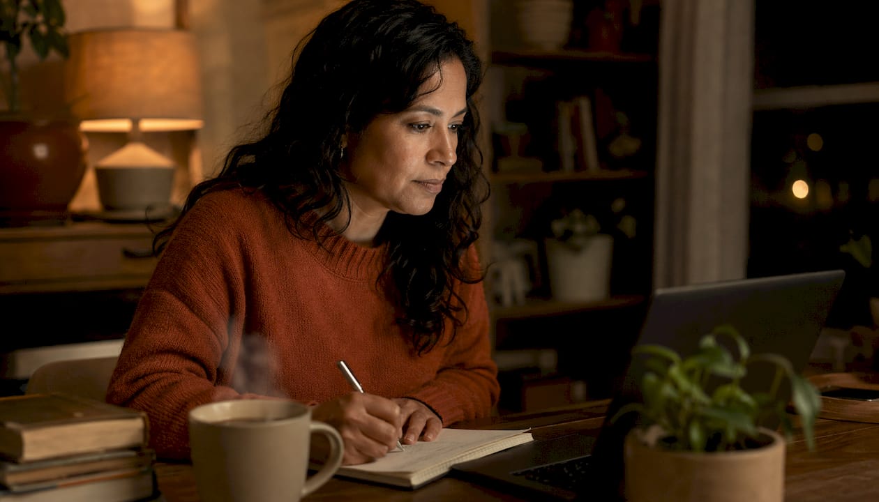 After-hours bilingual customer support agent at desk