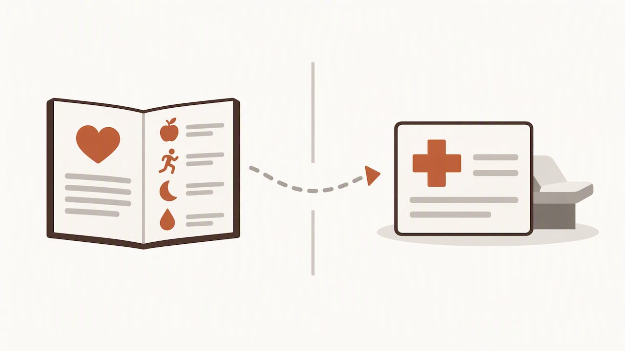 Información general de salud distinta del consejo de un clínico